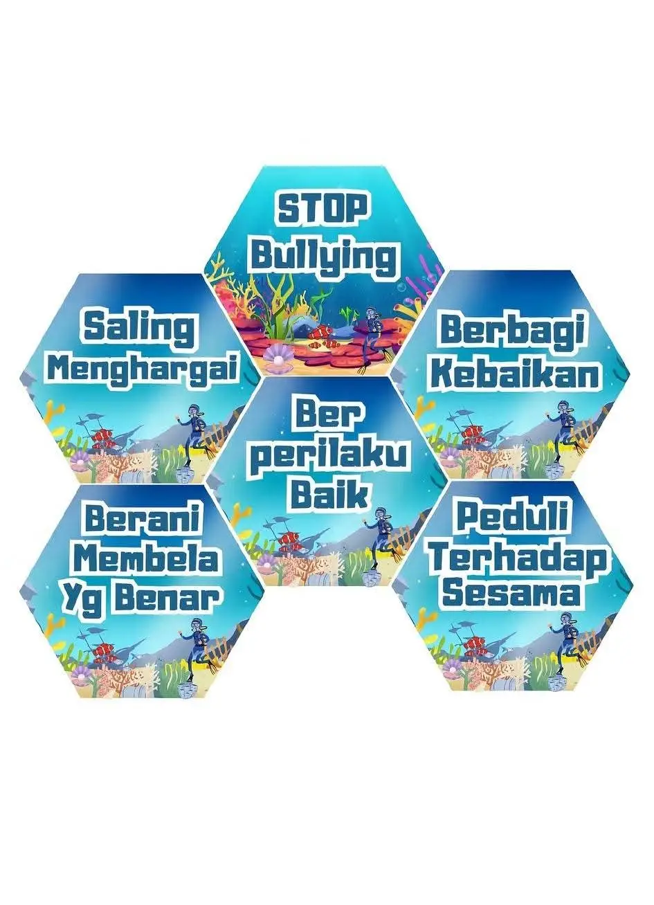 #dekorasikelas #hiasankelaskreatif #hiasankelasestetik #stopbullying🛑✋ #hiasandindingtemalaut 