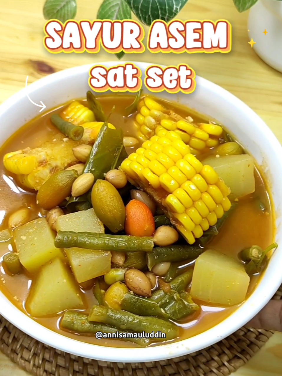 SAYUR ASEM SAT SET #sayurasem_satset  #resepsatset_rudy 