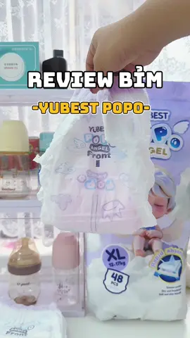 Review bỉm Yubest popo cho mấy bà tham khảo đây nha ...Bỉm mỏng nhẹ thấm hút ok nha #embe🐍 #mevabe #mebimchamcon #xuhuong2025 