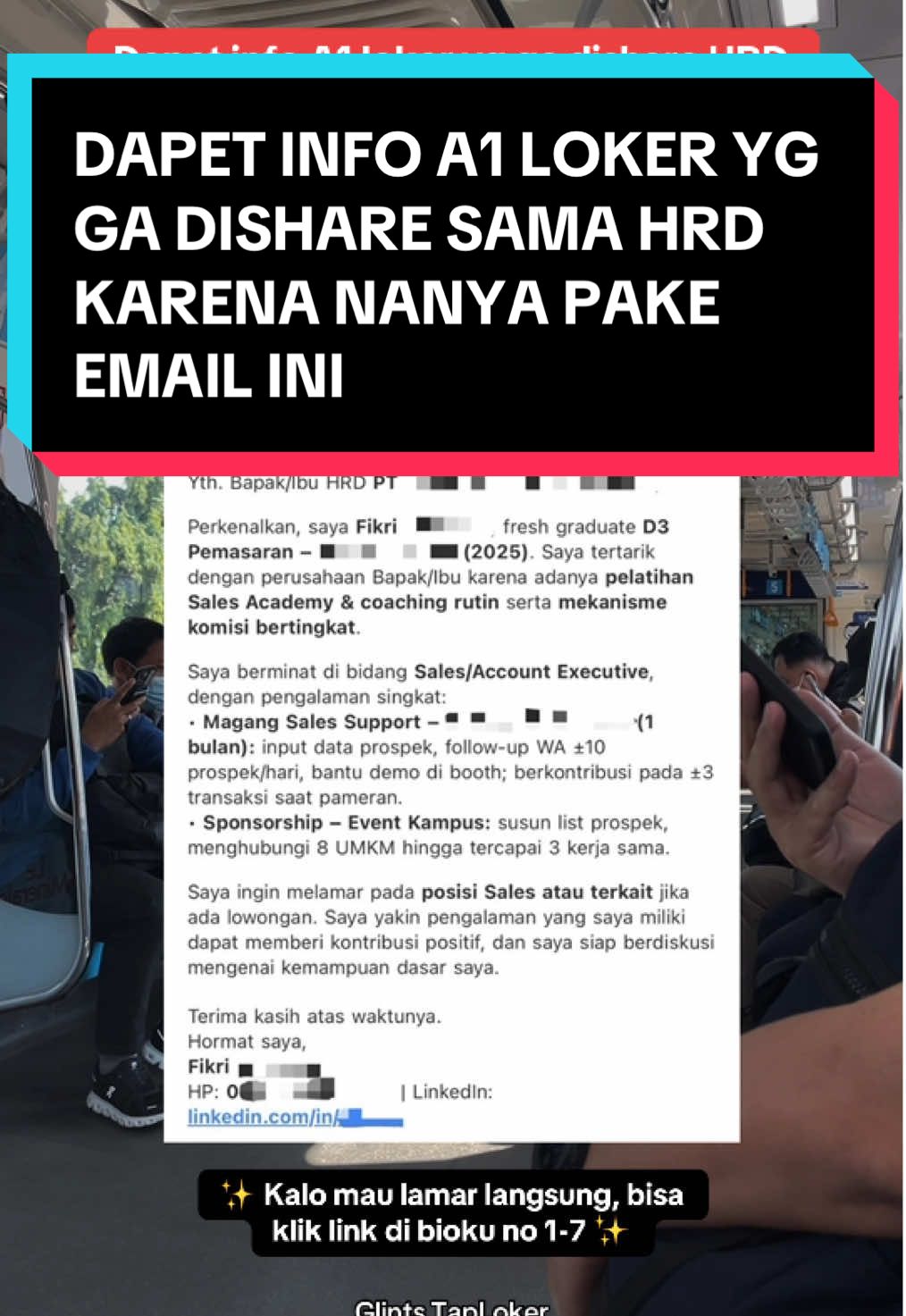 Cek loker terbaru untuk berbagai posisi di link bio aku yuk✨ ______________________________ Glints TapLoker adalah aplikasi dengan loker terlengkap se-Indonesia. Ngelamar kerja mudah: lamar 1x tap dan chat HRD ✨ #fyp #suratlamarankerja #hrd #loker #lamarkerja1xtap 