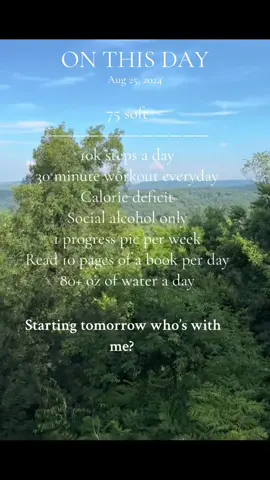 #onthisday good day to do this again! Who’s with me? #75soft #getfit #fyp #momma 