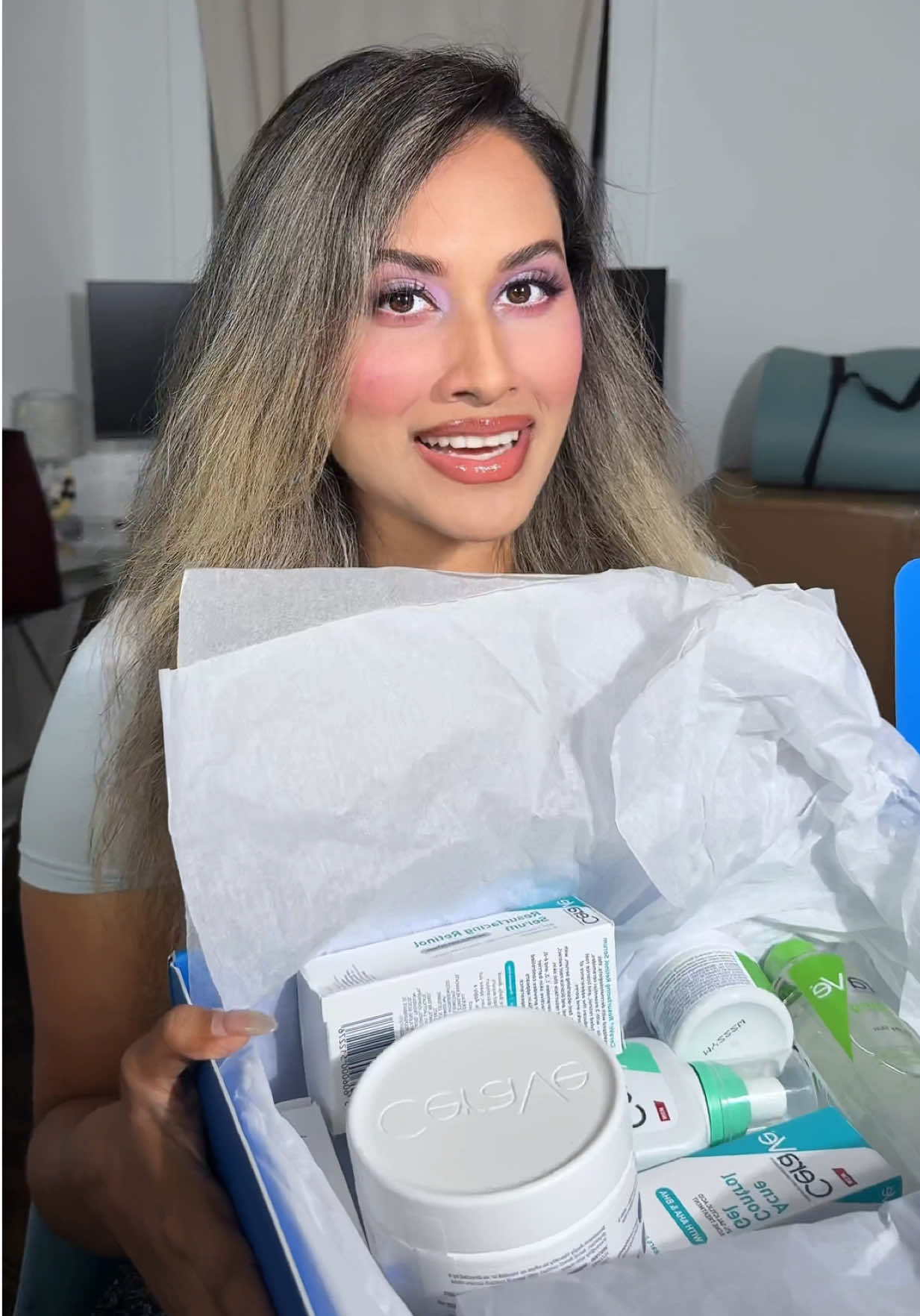 @CeraVe thank you for sticking up my skincare routine 🥹 #fyp #pr #skincare #cerave #beauty #musthave 