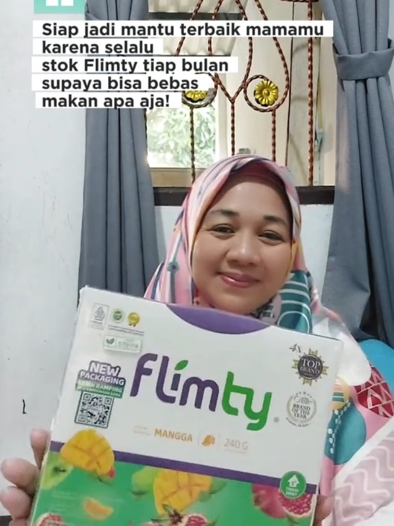Stok Flimty tiap bulan supaya bebas makan apa aja! @FLIMTY FIBER  #flimty  #flimtyfiber  #makanenaklebihtenangflimtyinaja 