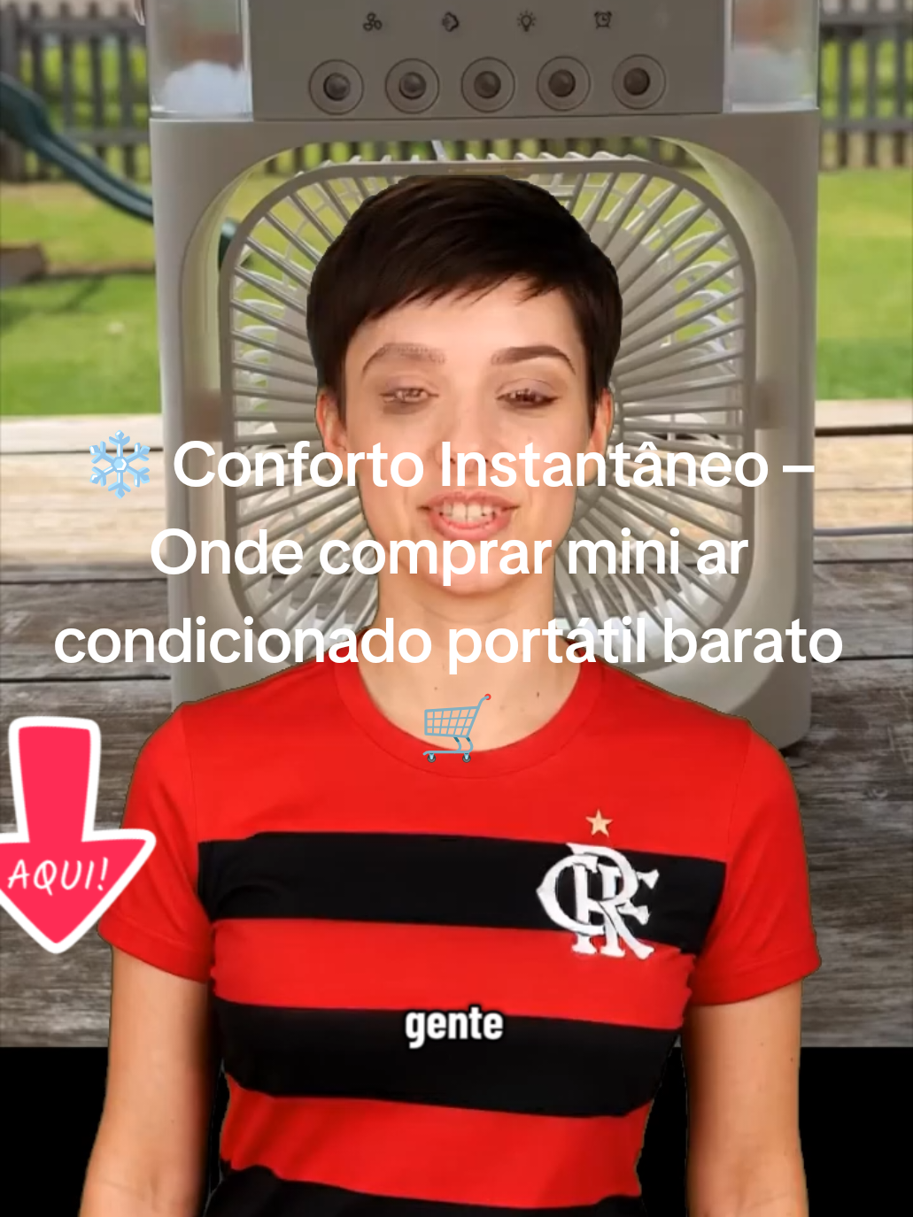 ❄️ Conforto Instantâneo – Onde comprar mini ar condicionado portátil barato 🛒 Descrição breve: Este mini ar condicionado portátil 2 em 1 funciona como ventilador e umidificador, refrescando o ambiente, aliviando o calor e trazendo mais saúde ao ar que você respira. Compacto, silencioso e fácil de usar em qualquer lugar. Hashtags: #ConfortoEmCasa #ClimaFresco #tiktokshop #tiktokshopchegou 