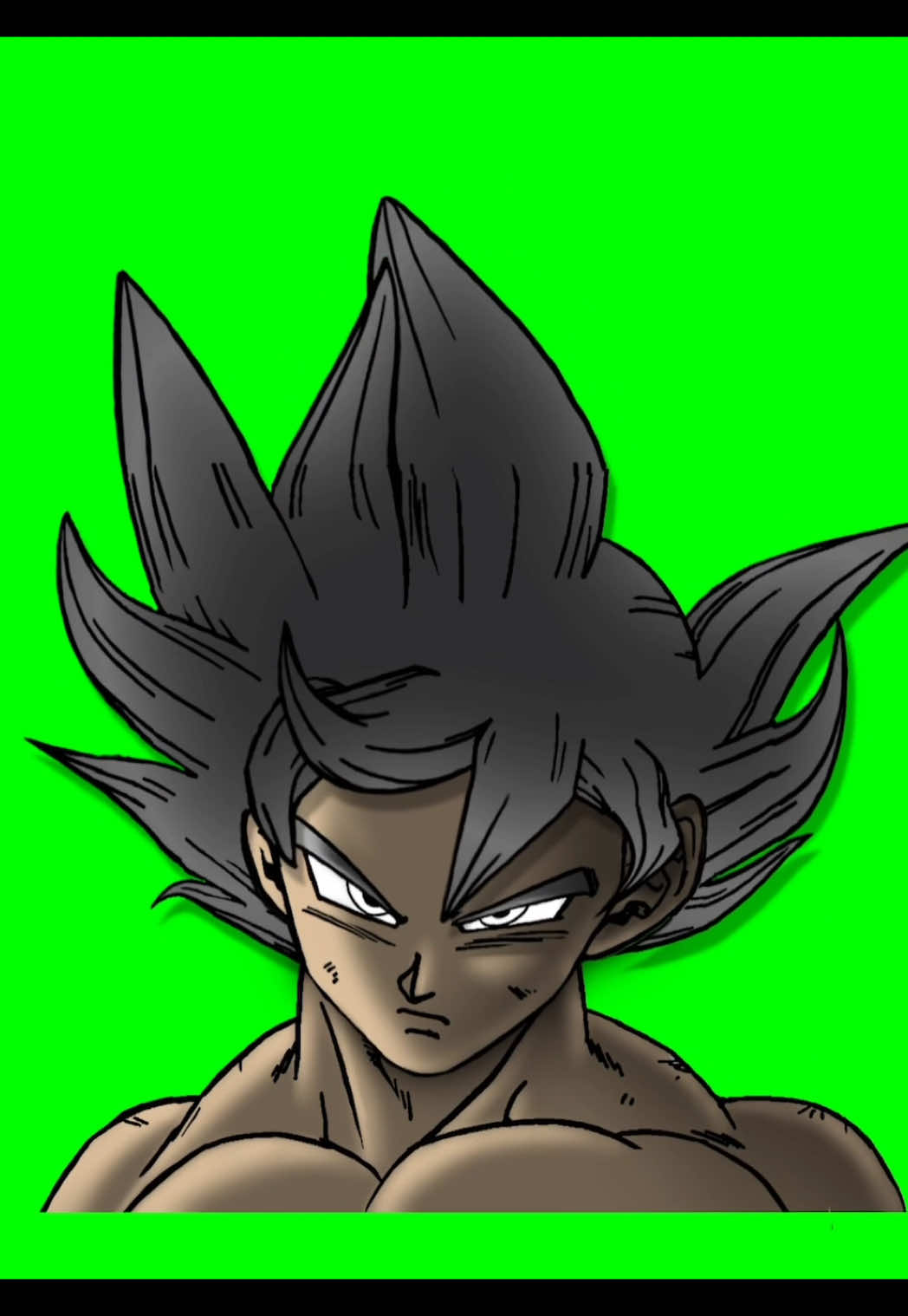 goku animation part3#goku #dragonball #manga #edit #grrenscreen 