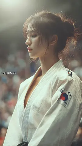 땀방울조차 빛나는 투혼! ✨ | Every drop of sweat tells a story of fierce spirit! | 汗までも輝く闘魂！ #Judo #KoreanAthlete #PowerfulWomen #MartialArts #유도 #柔道