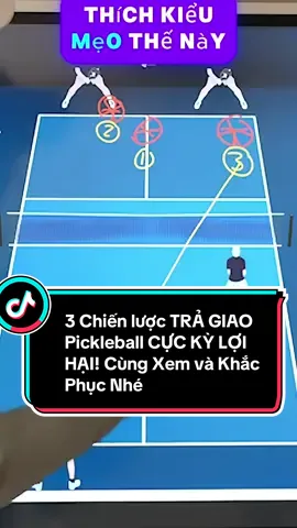3 Chiến lược TRẢ GIAO Pickleball CỰC KỲ LỢI HẠI! Cùng Xem và Khắc Phục Nhé      Kỹ năng pickleball, kỹ thuật pickleball, chiến thuật pickleball, chiến lược pickleball, chiến thuật đánh đôi, chiến lược đánh đôi, kỹ thuật giao bóng, kỹ thuật volley, kỹ thuật dink, kỹ thuật cắt, kỹ thuật topspin, giaobong tragiaobong return kitchen volley backhand  3rd drop  dropshot 3rddropshot dink topspin slice slicedropshot smash reset block drive forehanddrive flick   #pickleball #pickleballvietnam #pickleballvietnampro #trend #xuhuong                            