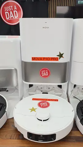 The number one question I get asked is, what is the best robot vacuum cleaner to buy? I review robot vacuum cleaners for a living and the mova P10 pro is just a dad approved. It passed us all my test. S it's at a great price point that I absolutely love. And it's my number one choice when it comes to robot vacuum cleaners. It's got a space station that will empty the dustbin. Wash the mop pads with hot water. He even has a dirt detection sensor that when the mop pads get washed and the water's dirtier than normal, it will go back and rewash or remup. The area it just came from this is a great automatic feature to keep your house looking clean. Robotic automation is the future of how we're gonna clean our homes #justadadapproved #justadadvideos #robotvacuum @MOVA home @MOVA USA Official 