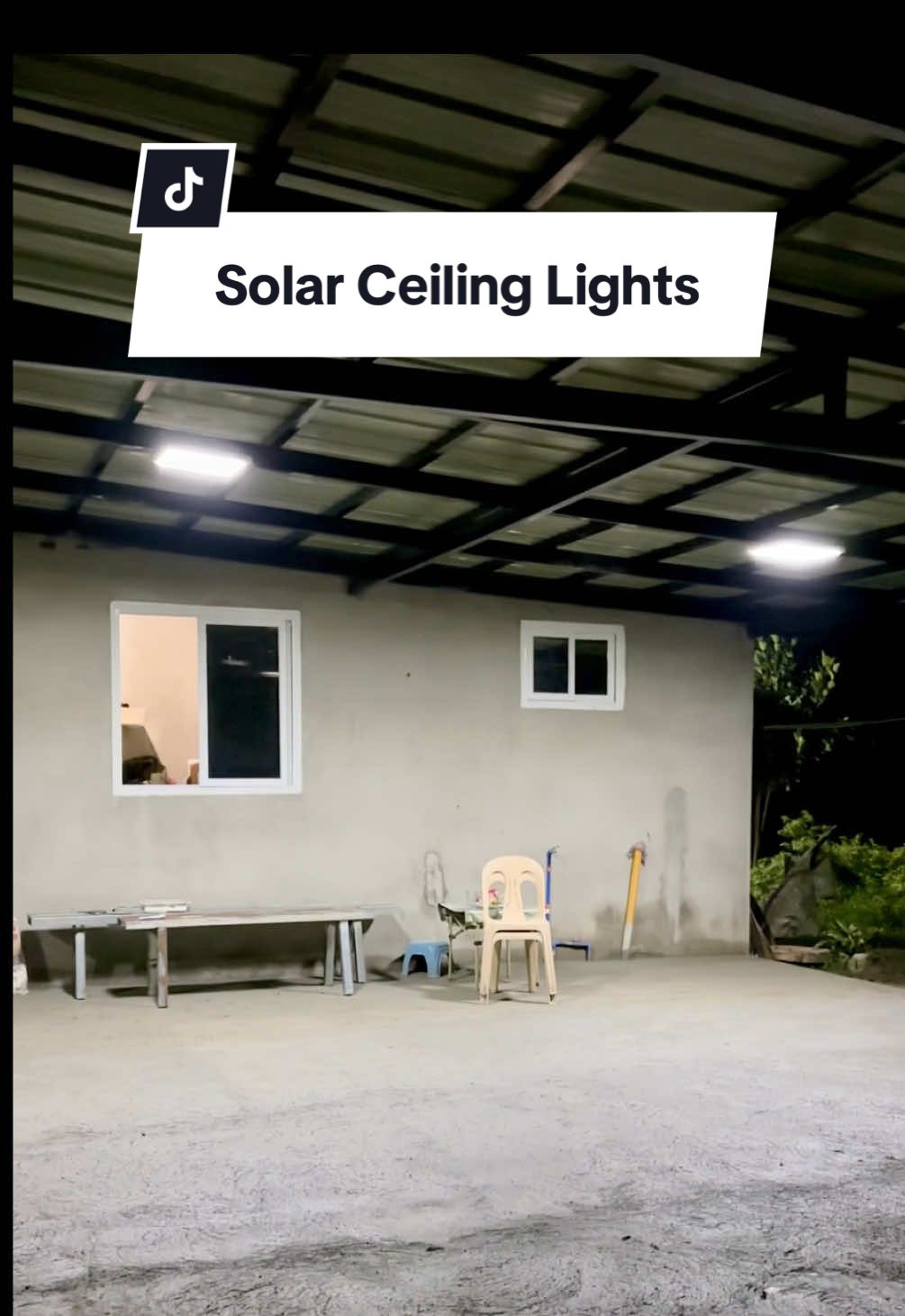 Solar Ceiling Lights Waterproof #solarlights #solarlight #solarceilinglight #ceilinglight #solarpower 