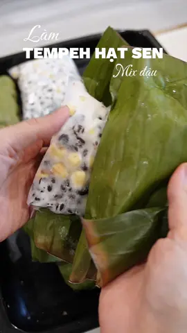 Tempeh hoặc natto là hai kiểu lên men mqf giúp tối ưu được dinh dưỡng của các loại đậu đỗ nhất, ăn quen thấy rất ngon. Vị hạt sen mix đậu này bùi mà ngon cực í. 😄 #vtmgr #LearnOnTikTok #ancungtiktok #foodfestontiktok 