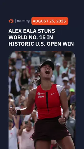 Amazing Alex Eala stuns world No. 15 to claim historic win in US Open  #fyp #tiktokph #newsph #rappler #ThewRap