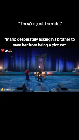 They're a couple in my opinion! #fyp #videogames #supermario #luigismansion3 #supermariomemes 