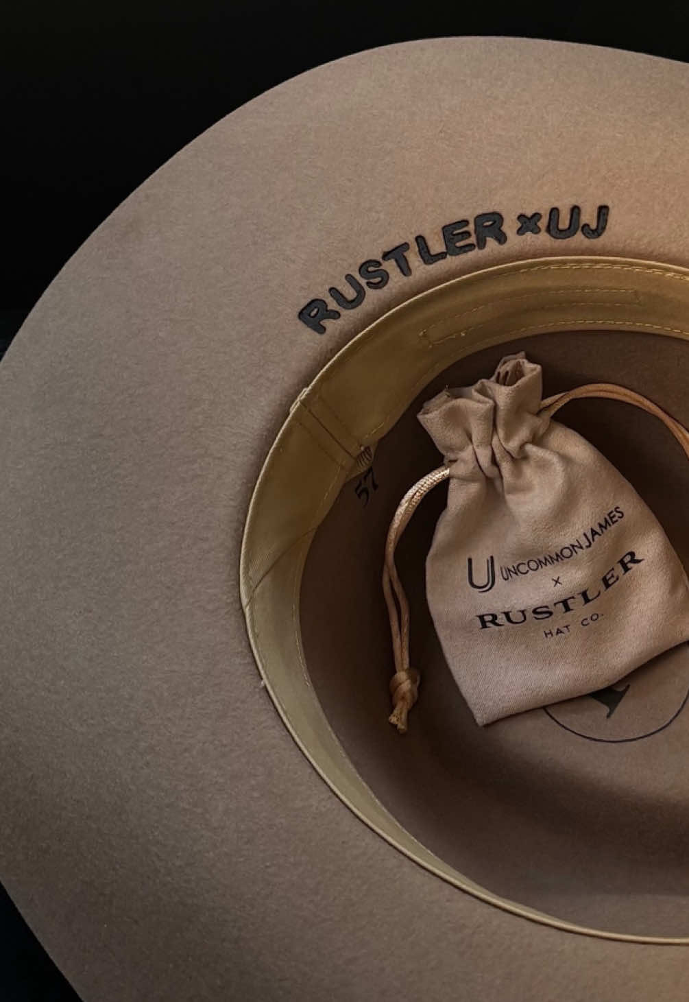 dropping tomorrow. Are you ready? @Rustler Hat Co. 🤎 #uncommonjames #rustlerhatco 