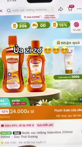 Nước súc miệng Sao Thái Dương #nuocsucmieng #hoimieng #nhietmieng 