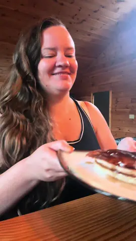 Pancakes in our cabin! #fruitriotcpmpayoutpartner #pigeonforge #anniversary #mukbang #foryoupage 