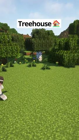 Minecraft Easy Survival Treehouse🏠 For Build and No Music #Minecraft #minecraftbuilding #minecraftbuilds #minecrafttutorial 