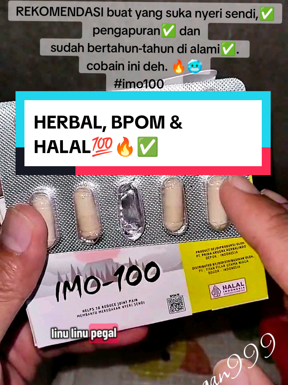 REKOMENDASI buat yang suka nyeri sendi, pengapuran dan sudah bertahun-tahun di alami. cobain ini deh.  #imo100 #nyerisendi #rekomendasibuatnyerisendi #promoguncang99 #nyerisendiberkepanjangan 