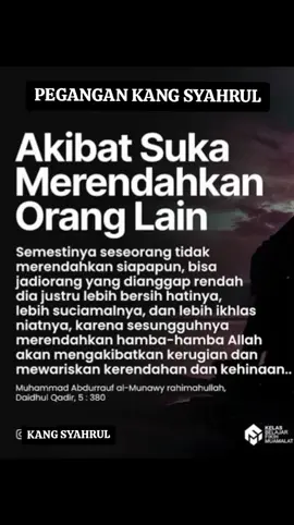 saya mah ga apa apa orang benci inilah itulah insya Alloh ikhlas dan harus belajar ikhlas