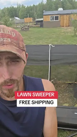 Tow-Behind Lawn Sweeper Trending products flash sale discount women's products women 30+ women 40+ #tiktokshoplabordaysale #tiktokshopcreatorpicks 