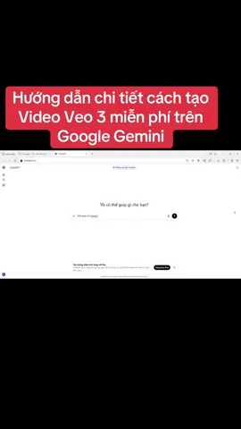 #veo3 #cogiaomamnon97 #videoAI #họcAI #giaovien #HoathinhAI #Cogiaomamnon Hướng dẫn chi tiết cách tạo video Veo 3 miễn phí trên Google Gemini 