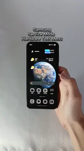 Samsung Service Mode / Hardware Test Menu #samsung #samsunggalaxy #oneui7 #viral #techtok 
