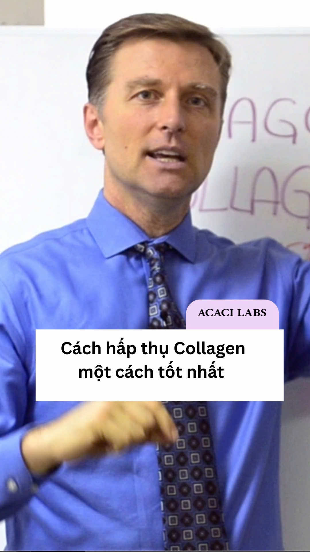 👉🏼Bổ sung Collagen làm sao cho hiệu quả nhất Cùng xem video để hiểu rõ hơn về cơ chế trong cơ thế chúng ta  để bổ sung Collagen một cách tốt nhất.  Speaker: Eric Berg  #acacilabs #acacilabsvietnam #chamsocsuckhoechudong #Collagen #tieuhoa 