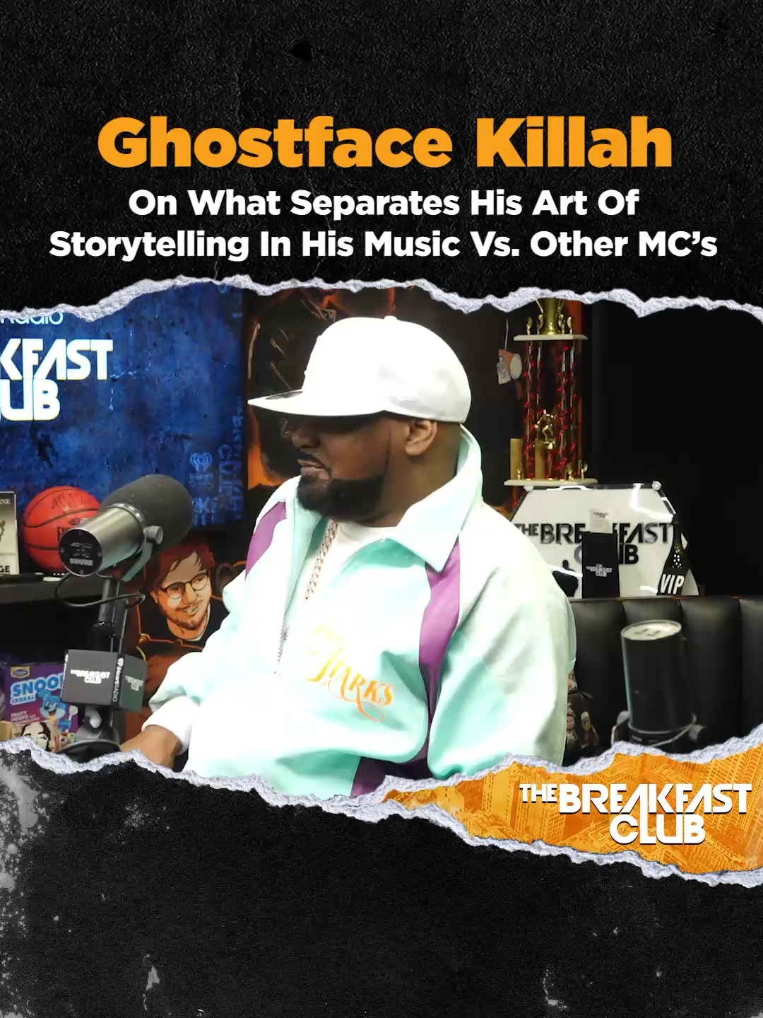 🚨 @realghostfacekillah came through to The Breakfast Club to promote his new album, Supreme Clientele 2. He dives into his distinct style when it comes to jumping on a beat and telling his story. Tap in to learn how he creates.