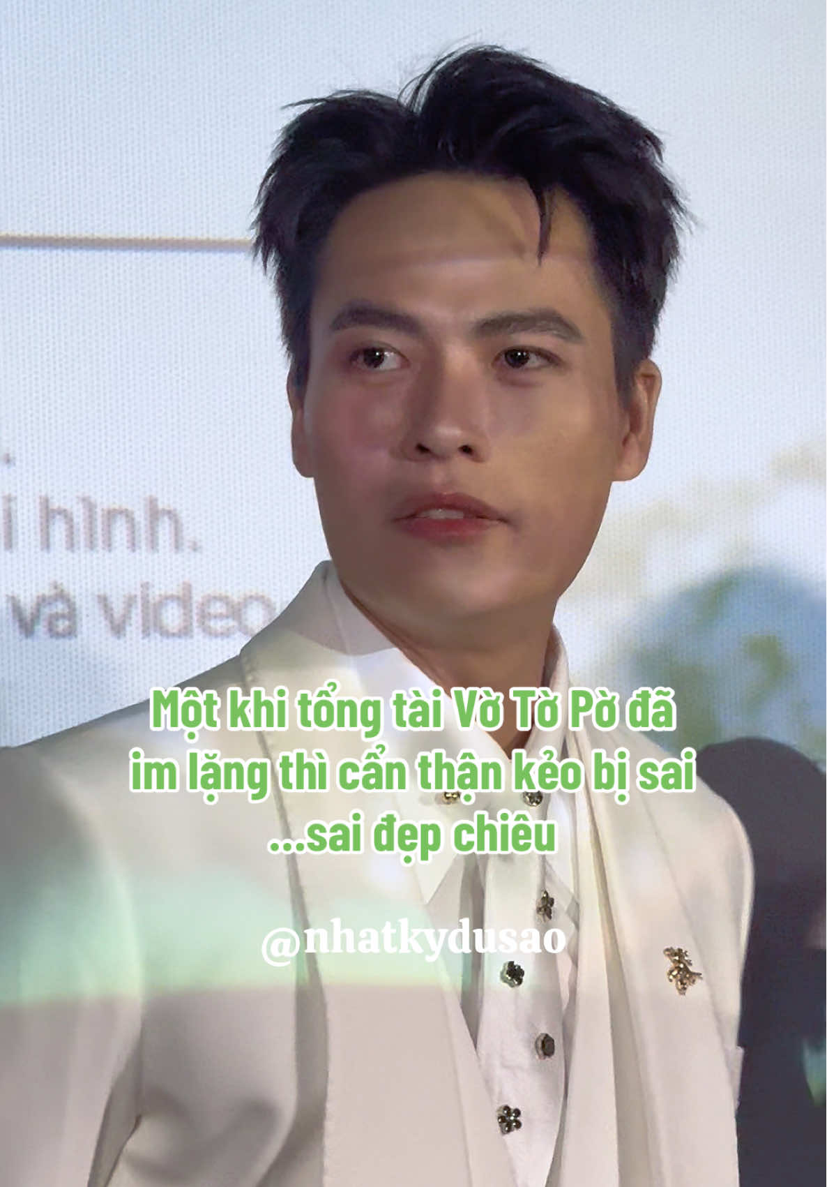 Nam thần hiếm hoi có vẻ đẹp part time, bớt thoại cái là dịu kha liền #nhatkydusao #lamgiauvoima #TikTokGiaiTri #votanphat 