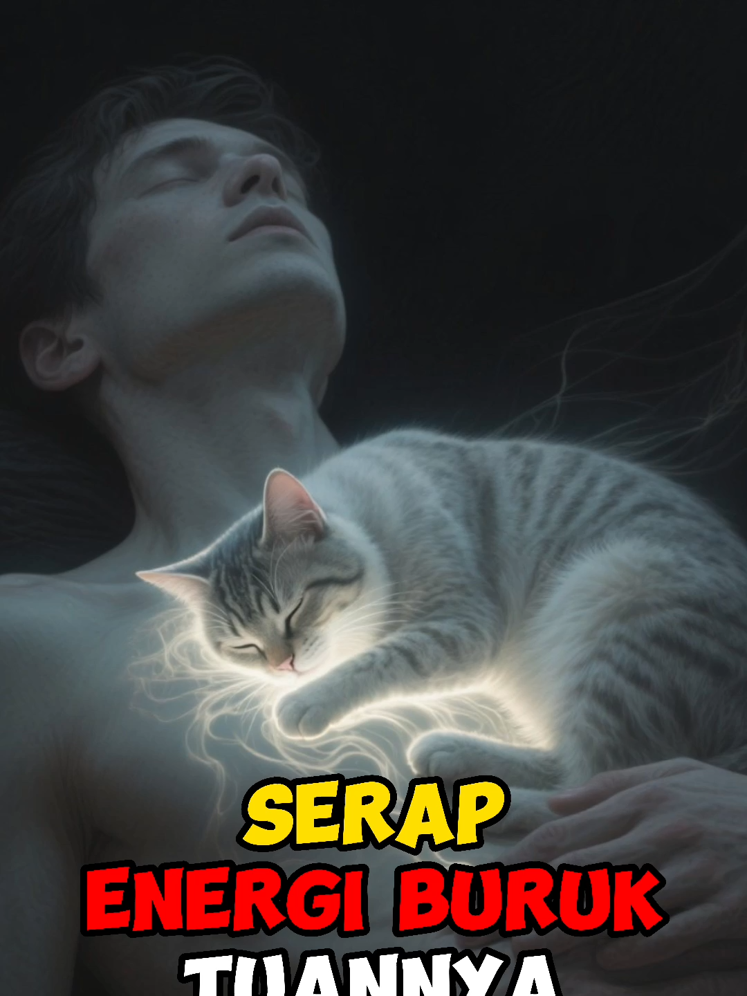 ALASAN KUCING TIDUR DI DADA TUANNYA#kucing #jangkauanluas #lewatberanda #islamictoni #kucinggemoy #kucinglucu #fyp