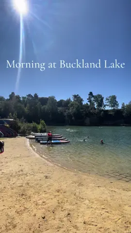 Enjoy #surrey #bucklandlake #sup #swim #trek