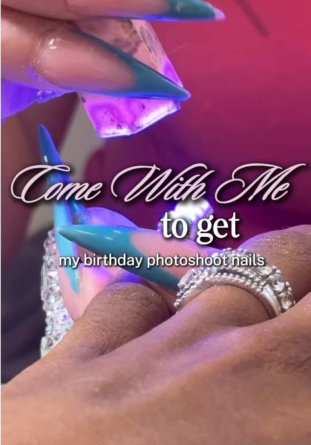 Birthday photoshoot nails loadinggg🎀✨🍃🧚🏽‍♀️ #birthday #21stbirthday #nailappointment #birthdayprep #virgoszn 