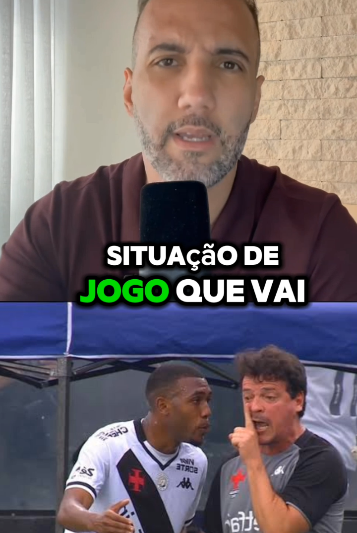 Fernando Diniz discutindo com seu jogador! #vascodagama #fernandodiniz #jorgeiggor #foryou 