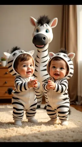 Kids With Friendly Zebra 🦓  #kidscartoonvideosforkids #kidsvideo #kidssongs #kids #kidstiktok 