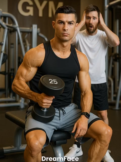Ronaldo GYM 🐐💪🏻#parrepoi44 @hamada2633 #viewsproblem