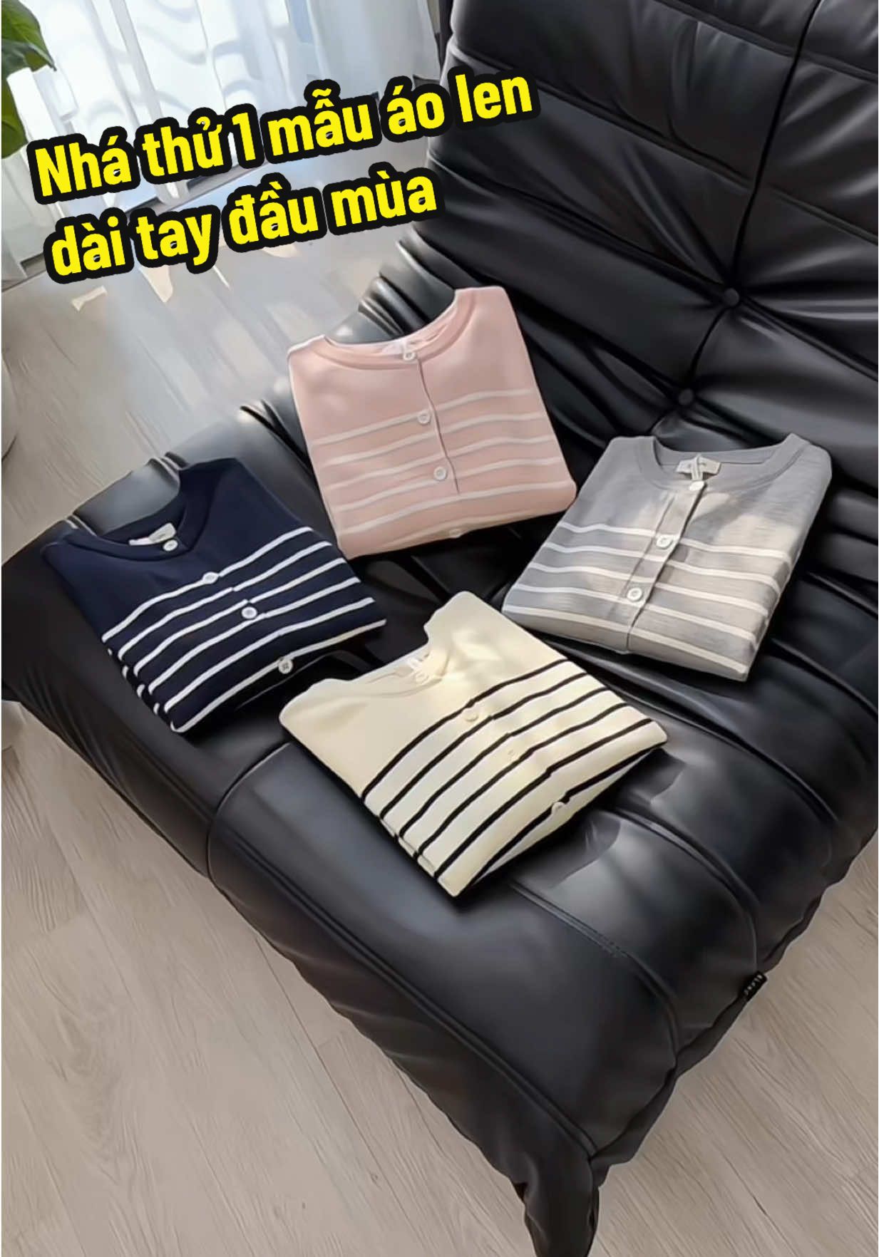 Nhá thử 1 mẫu áo len dài tay đẹp xịn đầu mùa #livehighlights #tiktokviral #thoitrangnu #huonghihi141 