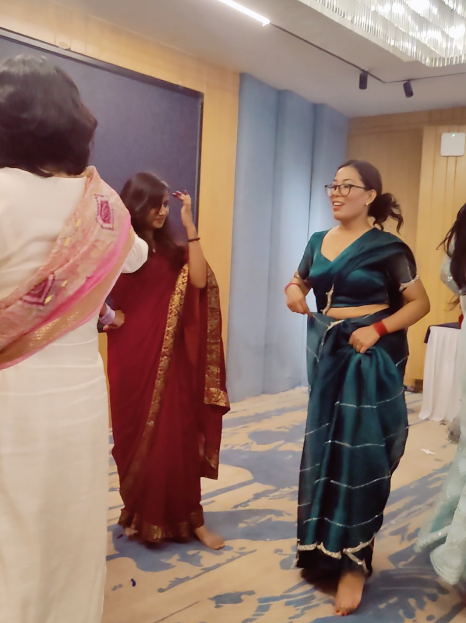 #modern #Teej Dance😂😂 #chunarichunari #fyp #nepalitiktok 