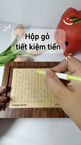 Hộp gỗ tiết kiệm #hopgotietkiem #hopgotietkiem10tr #giadinhnhaixanh #ongheo #ongheotietkiem 