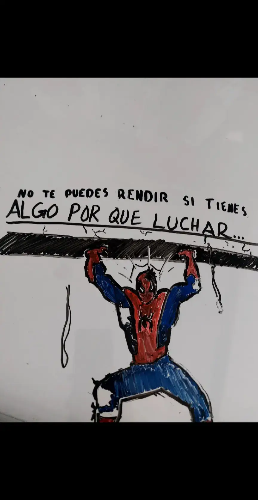 NO TE RINDAS SI TIENES ALGO POR QUE LUCHAR  #motivacion #superman #spiderman #diciplina #hombre_araña 