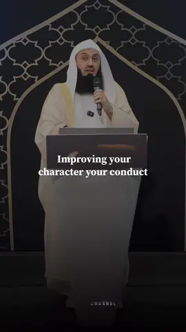 Improve your character ❤️‍🩹 .  . . . . #trustallah #alhamdulillah #sabr#islamic_video #mufti_menk 
