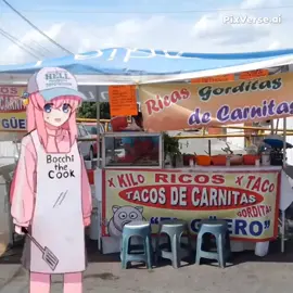 bocchi the cook, que buenos tacos vende la weya 