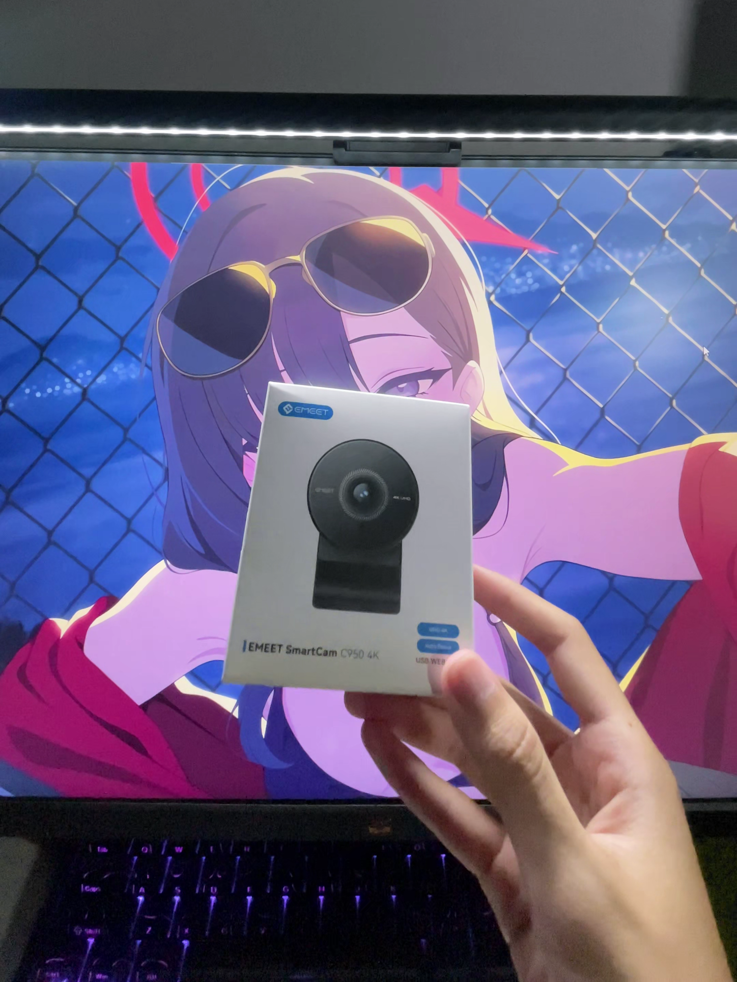 Webcam @emeet_tech C950 4k  #isthissteak #webcam #4k #setup