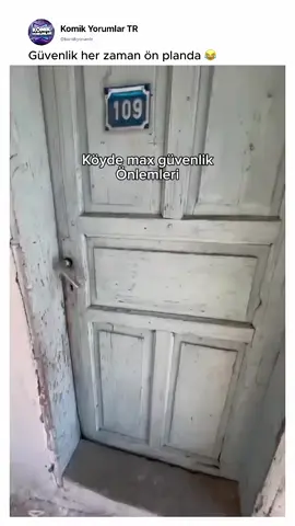 Güvenlik her zaman ön planda 😂