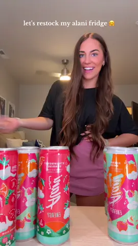 alani restock dayyyy ✨✨✨ #alani #energydrink #restock #minifridge  @Alani Nu Ambassadors @Alani Nutrition #alanipartner 