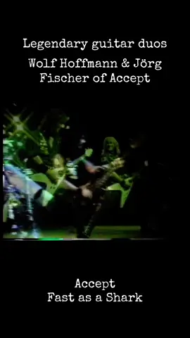 Accept - Fast as a Shark  Epic guitar duo  German Heavy Metal #acceptband #heavymetal #zyxcba #metalguitar 