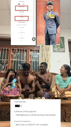 පොඩි ඩොකා Colombo Med Selected gyyzz. 🤩Congratzz මෝඩ සුපුන්.🥰🤪 මේ දවස එනකම් අපි හතරදෙනා කොච්චර බලන් ඉන්න ඇත්ද. අම්මටයි තත්තටයි 🙏....🥹  #lotus_diary #my #viral #flypシ ##brother #brotherhood #tiktokviral #new #malli #results #medicine #university #of #colombo 