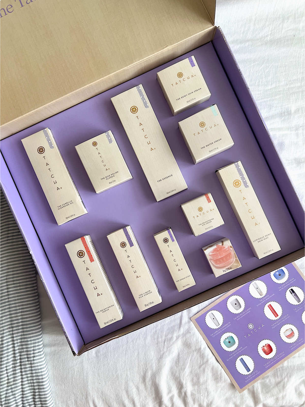 One of the most gorgeous packages I’ve received, from @Tatcha US 💜 #thetatchacollective #tatcha #pr #beauty #fyp 
