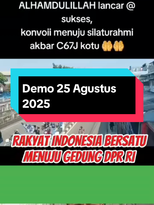 Massa Bergerak Ke Gedung DPR - MPR RI.#fypシ゚viral 