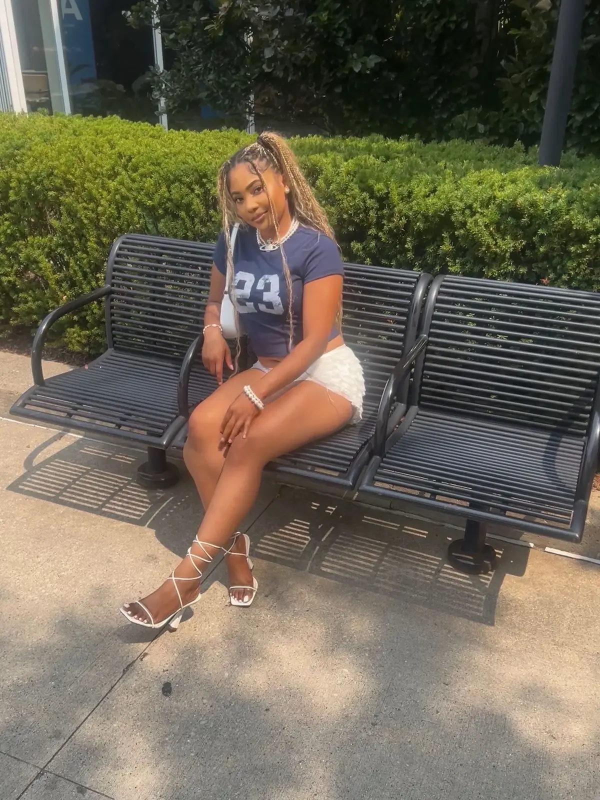 Throwing fits on a random Monday  #fyp#braidstyles#fashiontiktok#michigan#contentcreator 