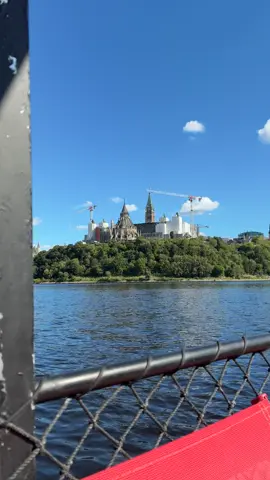 The beauty of Ottawa from the water taxi #watertaxi #ottawacanada #parliament #beauty #homeland 