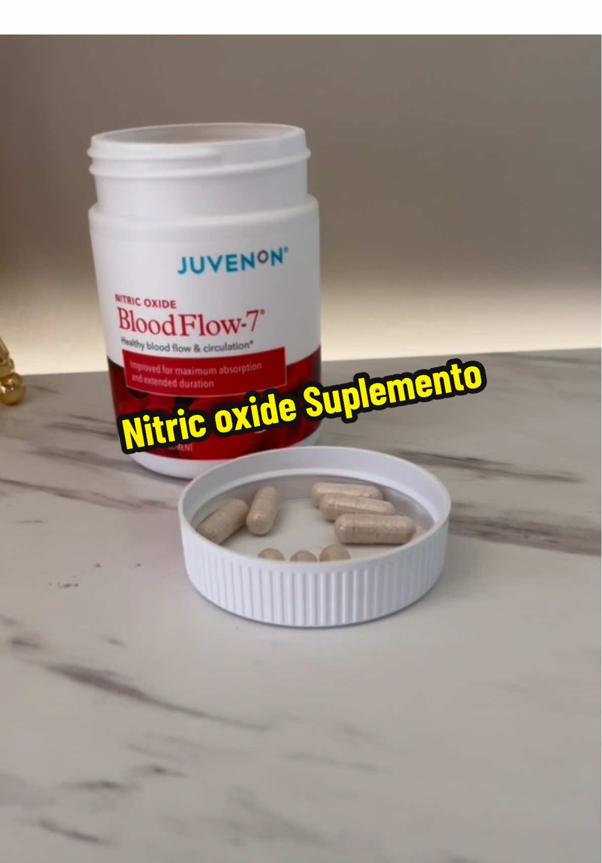 Suplemento de apoyo al flujo sanguíneo de triple acción#juvenon#oxidonitrico#resveratrol#suplementos#tiktokshop 